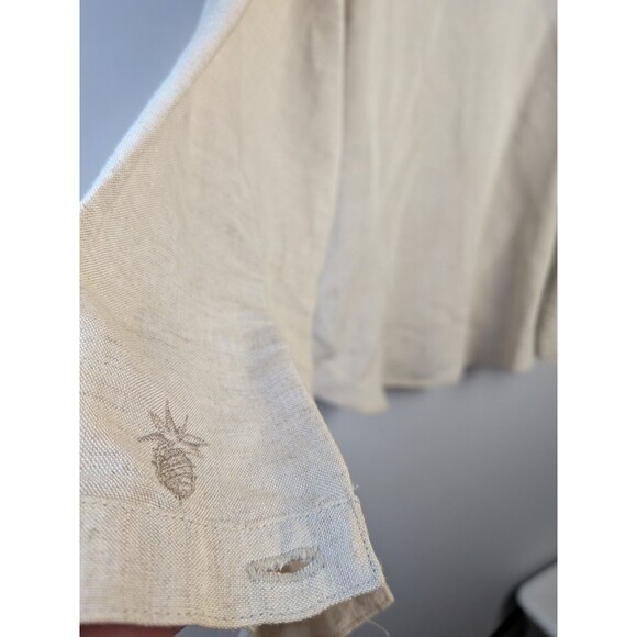 CUBAVERA Shirt Mens L Linen Blend Pullover Guayabera Long Sleeve - Picture 10 of 14